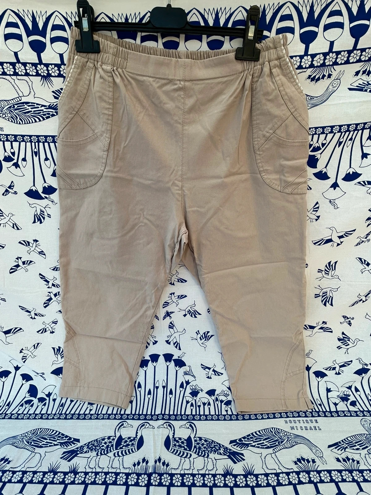 Pantacourt beige 48/50 4XL/5XL femme bon état